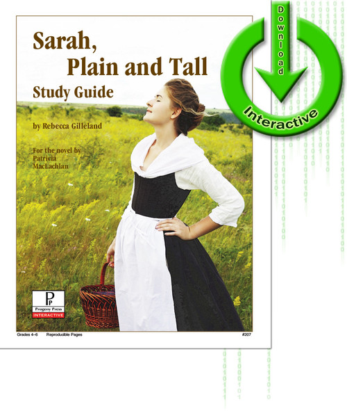 Sarah, Plain and Tall unit study guide for literature, from a Christian perspective