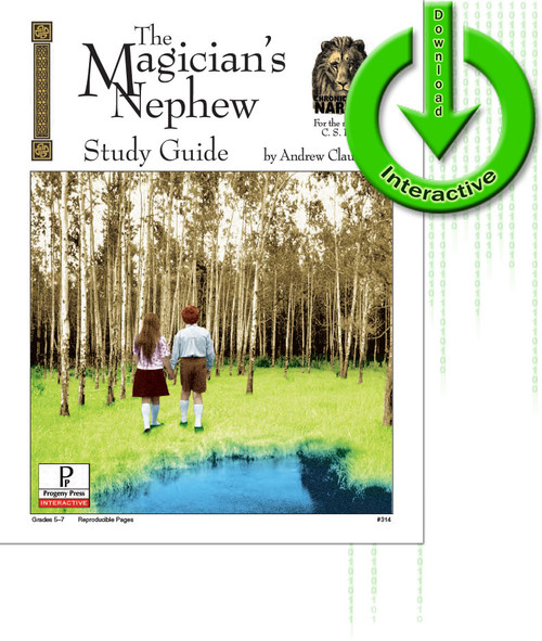 The Magician’s Nephew Study Guide, unit studyguide lesson plans for literature and reading from a Christian worldview with Biblical integration. Teacher resource curriculum, hands on ideas, projects, worksheets, comprehension questions, and activities, The Magician’s Nephew, C. S. Lewis.