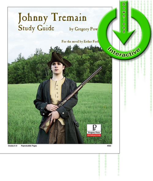Johnny Tremain Study Guide, unit studyguide lesson plans for literature and reading from a Christian worldview with Biblical integration. Teacher resource curriculum, hands on ideas, projects, worksheets, comprehension questions, and activities, Johnny Tremain, Esther Forbes.