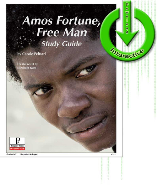 Amos Fortune, Free Man Study Guide, unit novel study lesson plans for literature and reading from a Christian worldview with Biblical integration. Teacher resource curriculum, hands on ideas, projects, worksheets, comprehension questions, and activities, Amos Fortune, Free Man, Elizabeth Yates.