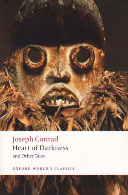 The Heart of Darkness by Joseph Conrad, Book, novel cover art.