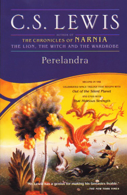Perelandra by C. S. Lewis, Book, novel cover art.