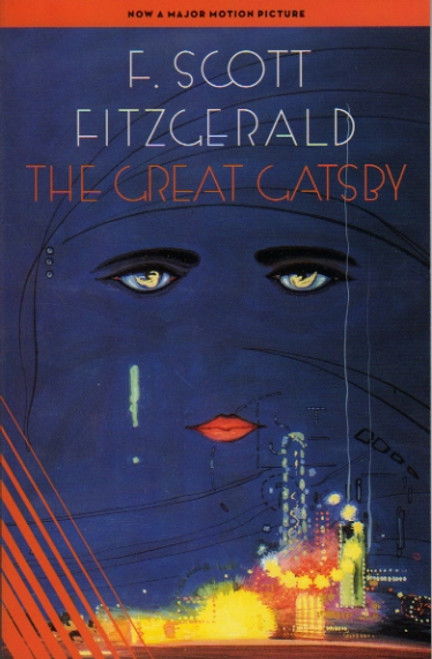 The Great Gatsby by F. Scott Fitzgerald, Book, novel cover art.