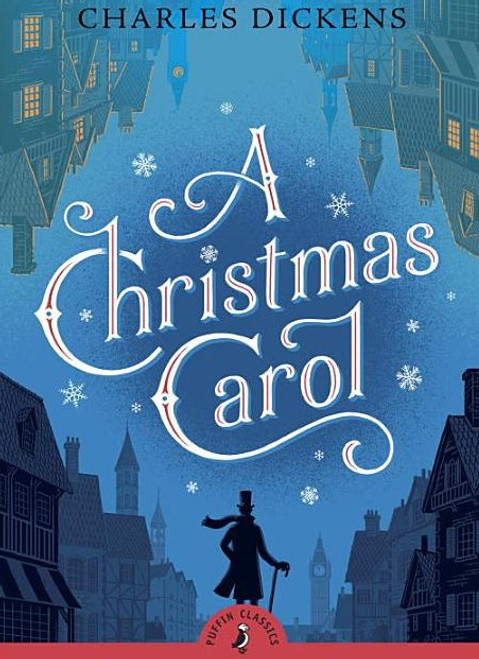 A Christmas Carol by Charles Dickens. Book, novel cover art.