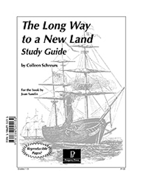 The Long Way to a New Land unit study guide lesson plans for literature and reading from a Christian worldview with Biblical integration. Teacher resource curriculum, hands on ideas, projects, worksheets, comprehension questions, and activities.