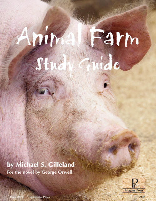 Animal Farm Christian Study Guide unit lesson plans for literature and reading. Novel study includes reproducible teacher ELA curriculum, hands on ideas, projects, worksheets, comprehension questions, and activities.