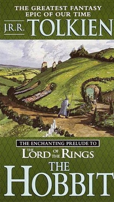 The Hobbit by J. R. R. Tolkien, Book, novel cover art.