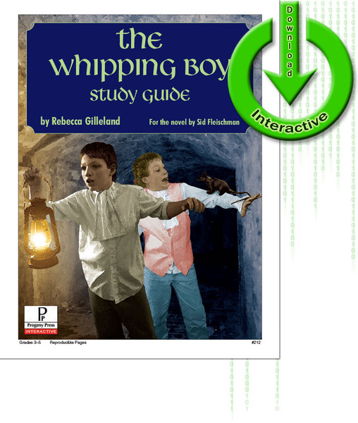 The Whipping Boy Study Guide, unit studyguide lesson plans for literature and reading from a Christian worldview with Biblical integration. Teacher resource curriculum, hands on ideas, projects, worksheets, comprehension questions, and activities, Th Whipping Boy, Sid Fleischman.