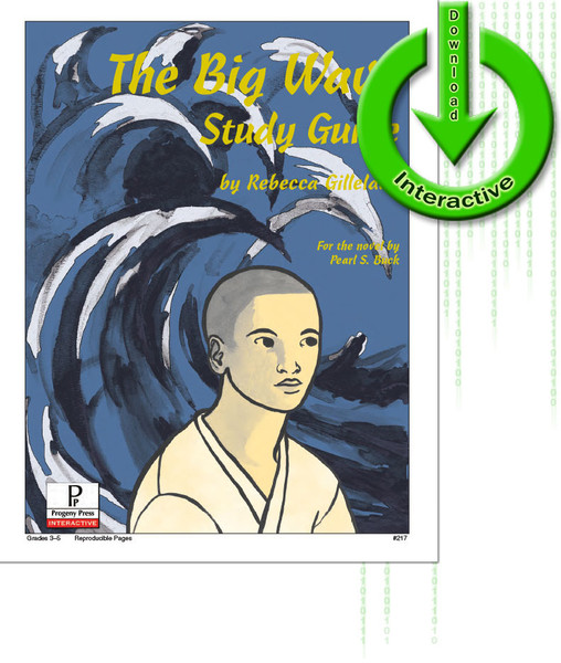 The Big Wave Study Guide, unit studyguide lesson plans for literature and reading from a Christian worldview with Biblical integration. Teacher resource curriculum, hands on ideas, projects, worksheets, comprehension questions, and activities, The Big Wave, Pearl S. Buck.