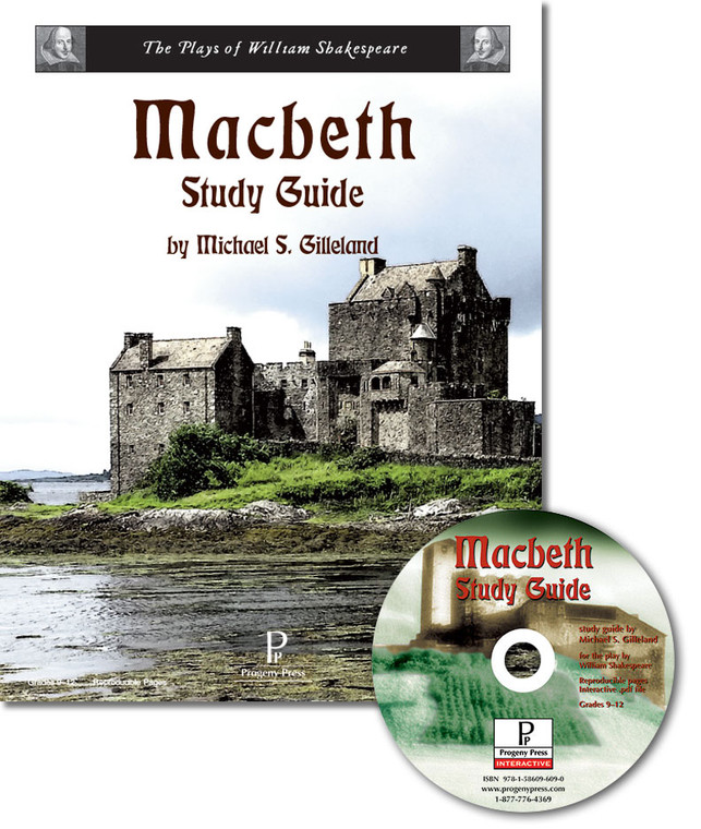 Macbeth Guide unit studyguide lesson plans for literature and reading from a Christian worldview with Biblical integration. Teacher resource curriculum, hands on ideas, projects, worksheets, comprehension questions, and activities.