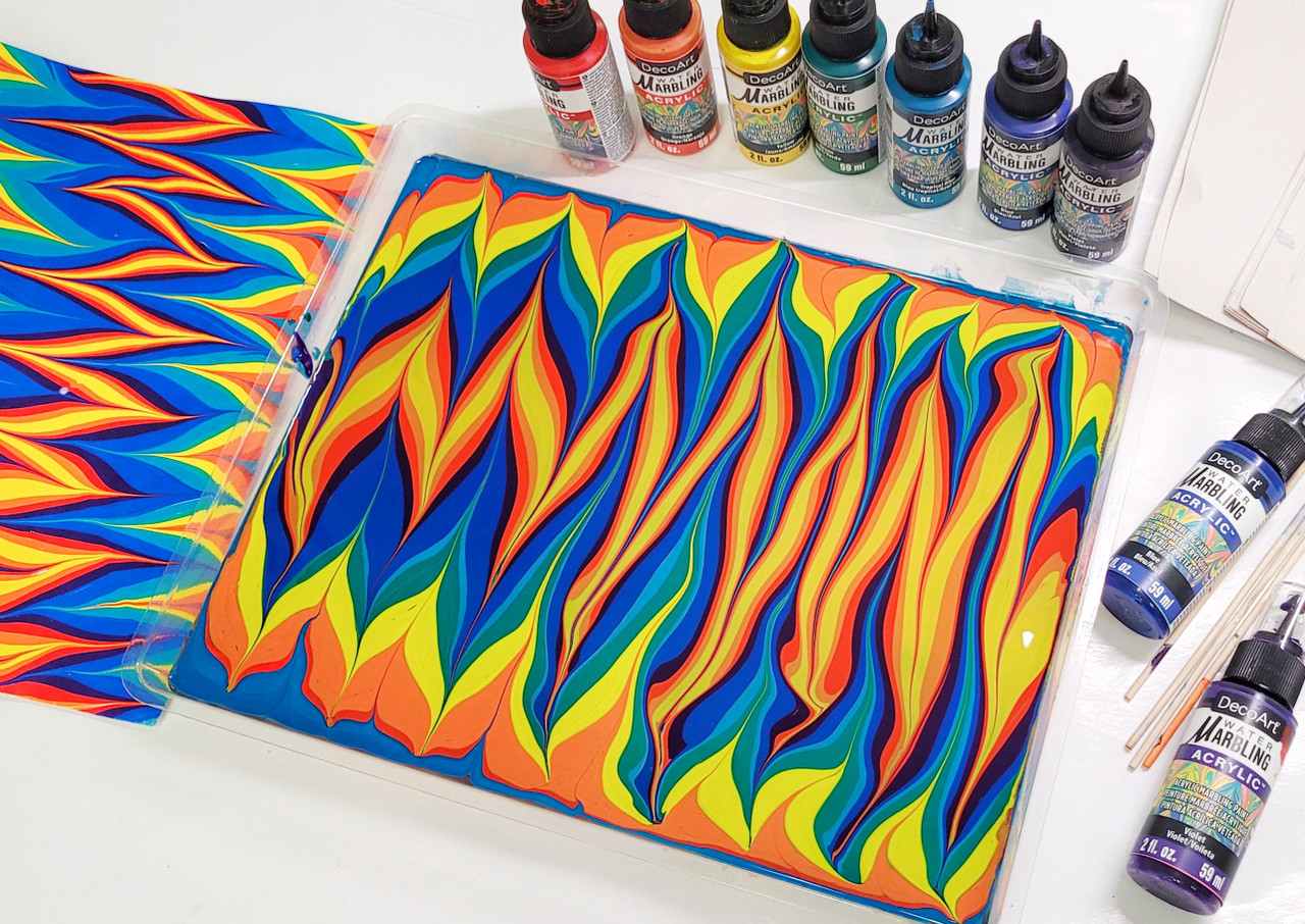 Over The Rainbow Water Marbling Set