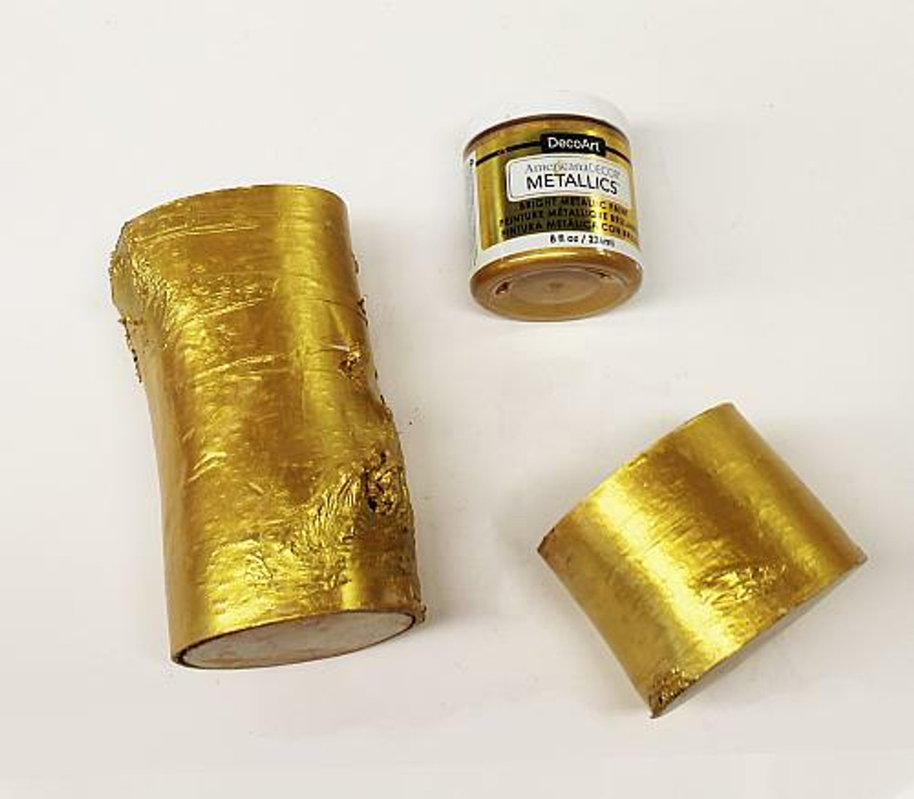 Americana Decor 8 oz. Metallic 24K Gold Paint ADMTL04-98 - The