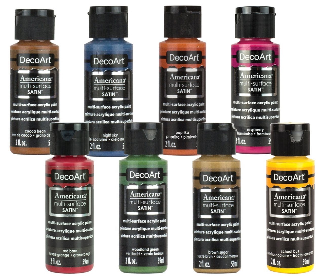 Fall Colors Acrylic Paint Set - DecoArt Acrylic Paint and Art Supplies