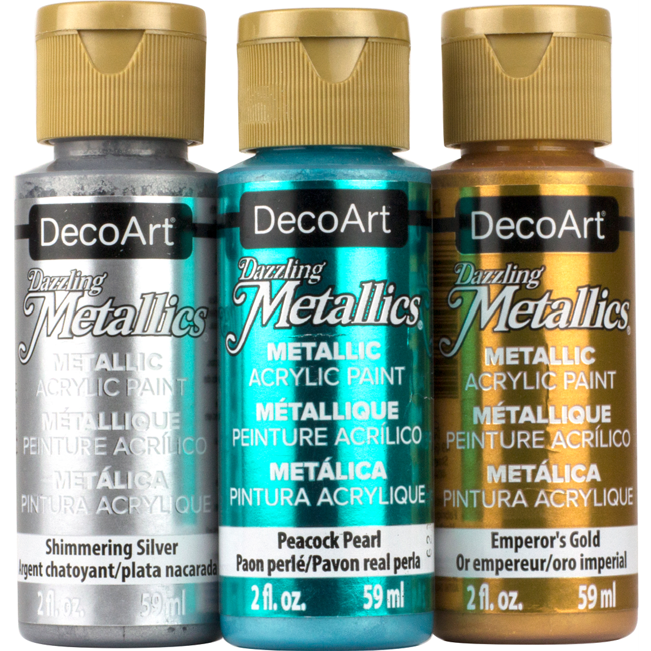 Festive Green - Dazzling Metallic Acrylic Paint (2oz) - iStencils