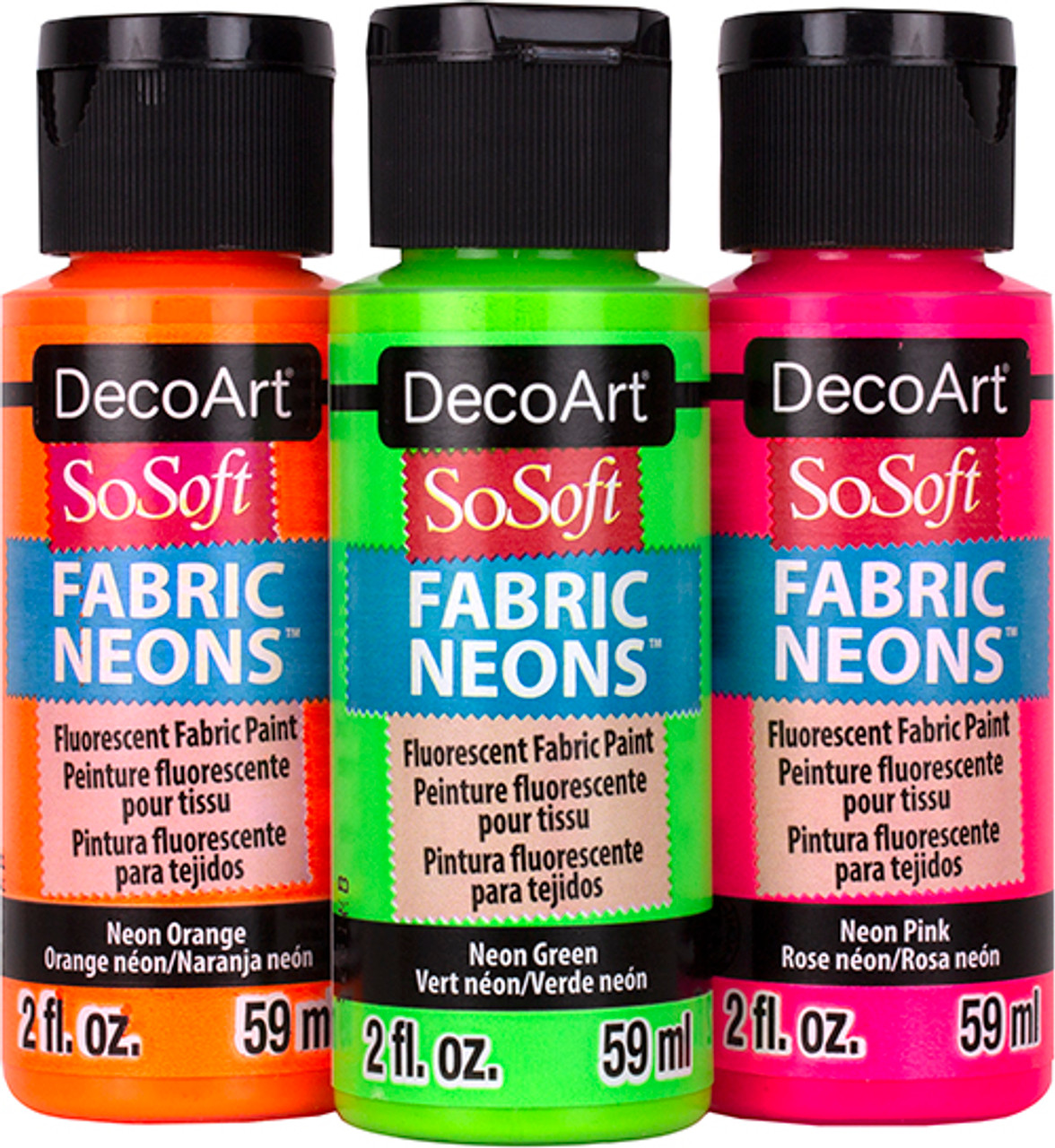 SoSoft Neon Acrylic Fabric Paint