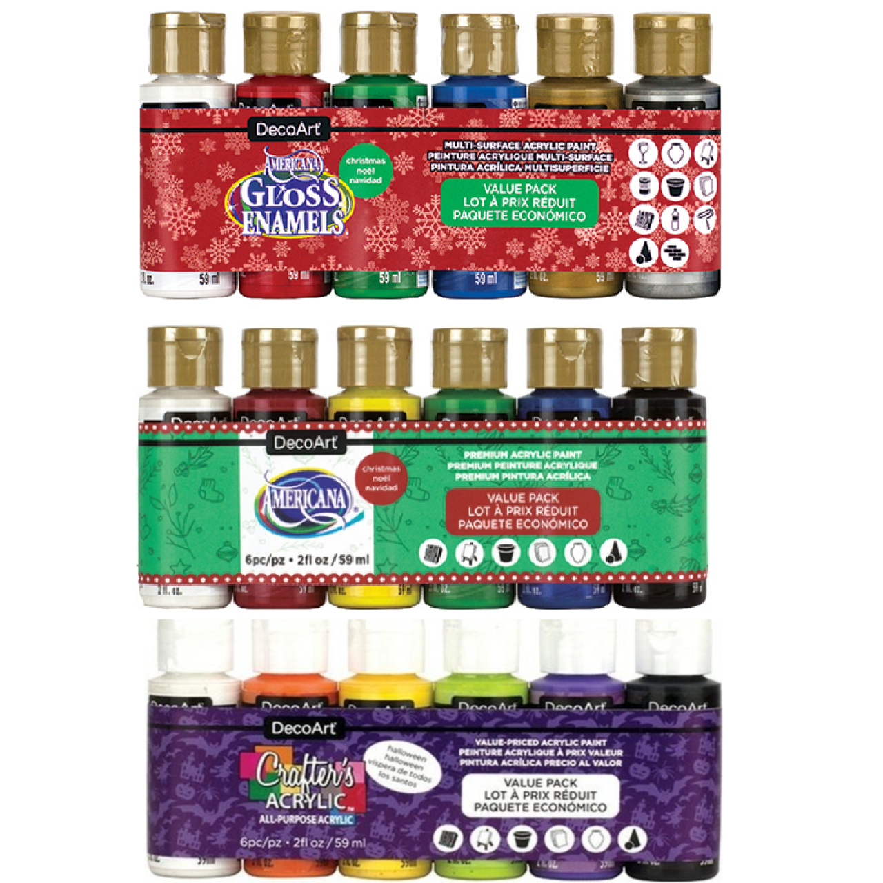 Seasonal Paint Sets - DecoArt Acrylic Paint and Art Supplies