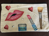 Lipstick Love Canvas Bag