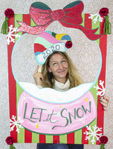 Holiday Glittered Photo Props