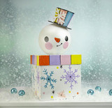 DIY Snowman Box for winter using Pearls