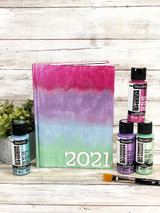 DIY Rainbow Journal Cover with Extreme Sheen&reg;