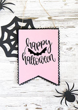 DIY Pastel Halloween Sign with Americana&reg; Pear