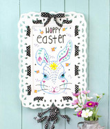 Upcycled Easter Bunny Wall D&eacute;cor Tray