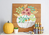 Fall Floral Pumpkin Painting II