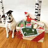 Holiday DIY Dog Toy Crate