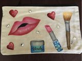 Lipstick Love Canvas Bag 