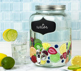 Beverage Dispenser with Painted Fruit