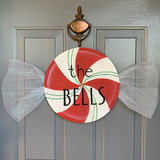 Peppermint Striped Candy Door Sign