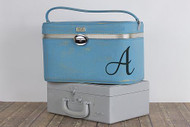 Upcycled Monogramed Suitcase