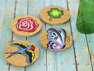 Tattoo Stenciled Coasters