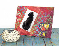 Kitty Cat Mixed Media Frame