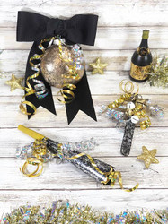 Upcycled New Year’s Decorations with Galaxy Glitter™