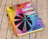 Rainbow Colored Inspiration Mixed Media Journal