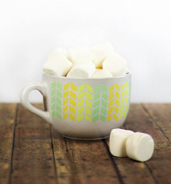 Ceramic Herringbone Soup Mug