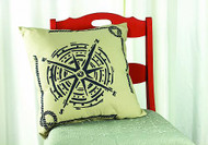 Nautical Compass Pillow