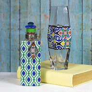 Multi-Colored Moroccan Vase Duo