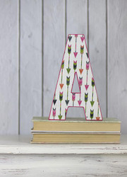 Arrow Decou-Page Paper Pattern Personalized Letter