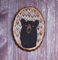 Bear Decoupaged Wall Decor