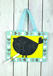 Spring Birdie Chalkboard