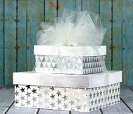 Metallic Decou-Page Paper Gift Boxes