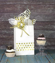 Gold Star Gift Bag Made with Decou-Page Papers