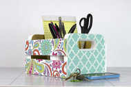 Paisley Design Organizer Crate