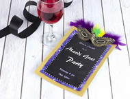 Festive Mardi Gras Invitation