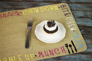 Whimsical Food Word Placemat