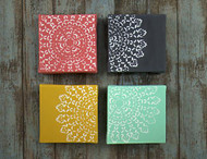 Doily Quartet Art Canvas Set