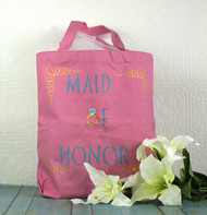 "Maid of Honor" Painted Tote Bag