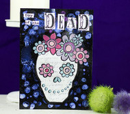 Day of the Dead Mixed Media Card